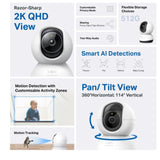 TP-Link TC72 Pan/Tilt AI Home Security Wi-Fi Camera