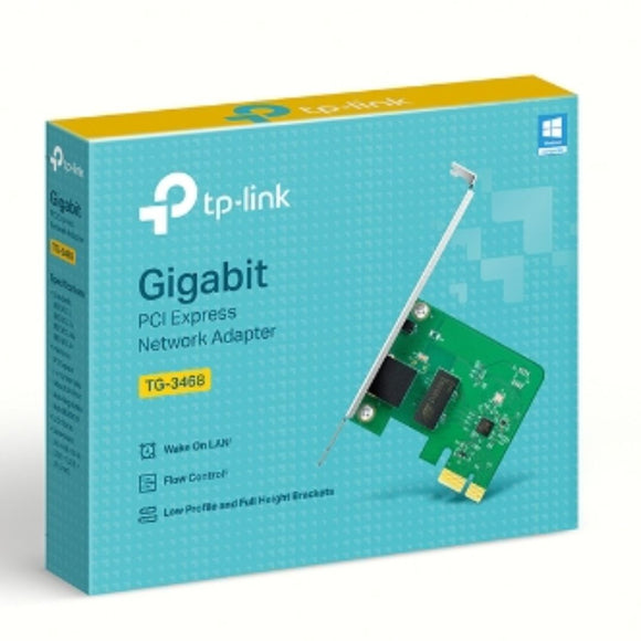 TP-Link TG-3468 Gigabit PCI Express LAN Adapter Card 10/100/1000 Realtek