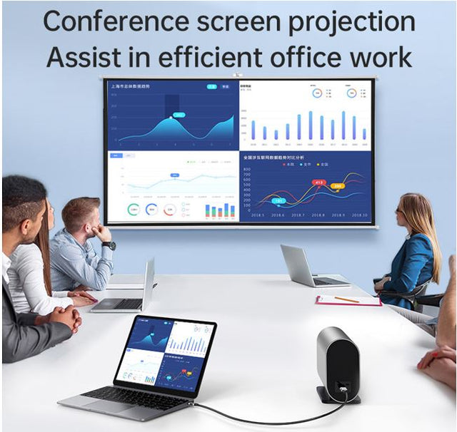 Oxhorn USB C to HDMI 2.0 3m cable 4K@60Hz Aluminum plugs black Support HDCP 1.4 HDCP 2.2 Thunderbolt 3/4 LPCM compatible Windows/Mac/Chromebooks