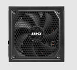 MSI MAG A1000GL PCIE5 ATX Power Supply Unit, 80 PLUS Gold, Fully modular flat cables, 0 RPM Mode, Active PFC design