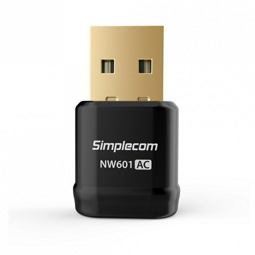 Simplecom NW601 AC600 Mini WiFi Dual Band Wireless USB Adapter