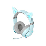Edifier G5BT Cat Sky Blue Hi-Res Bluetooth Gaming Headset with Hi-Res, Low Latency 45ms (+5ms), RGB Lighting, Multi-Mode, Bluetooth v5.2/AUX