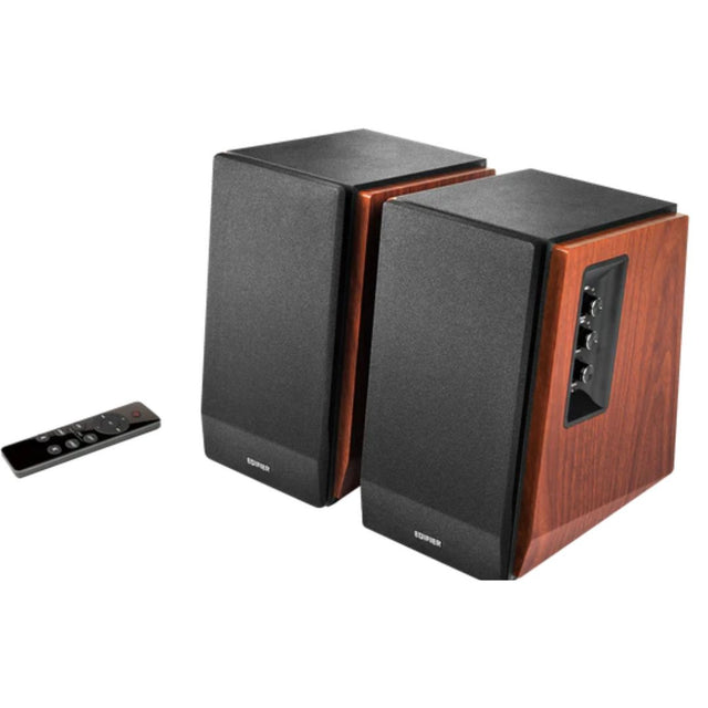 Edifier R1700BTS Bluetooth Bookshelf Speakers 66W RMS DUAL RCA INPUTS - BROWN