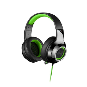 Edifier V4 (G4) 7.1 Virtual Surround Sound USB Gaming Headset Green - V7.1 Surround Sound/ Retractable Mic/LED Light Mesh/Headphones/Gaming/PC