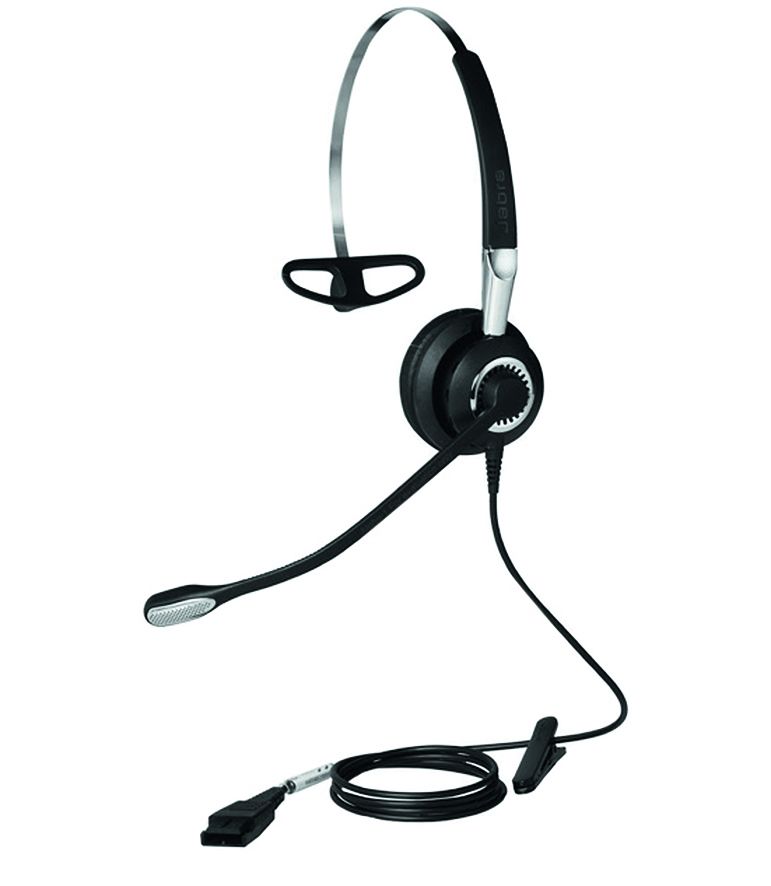 Jabra BIZ 2400 II Mono QD - 3 in 1 Mic. 72 UNC  Corded Headset, Better Conversation, Better Sound, HD Voice, Coise-Cancelling