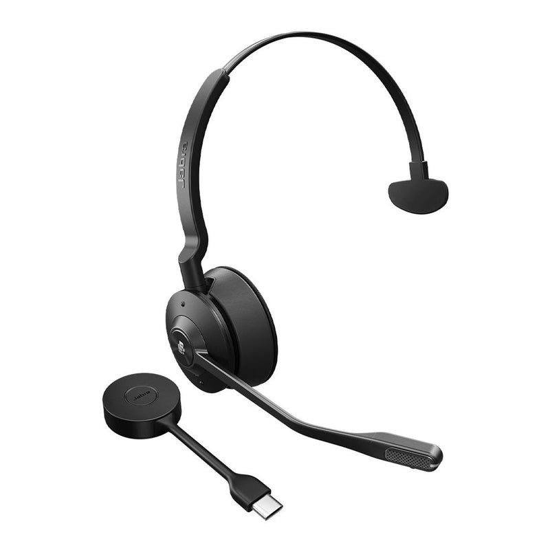 Jabra Engage 55 SE, Mono, Link400c, Teams DECT Headset, 150m Wireless Range, Noise Cancelling, Flexible, Portable, Durable, Lightweight, Busylight