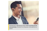 Jabra Evolve 65e MS Teams Link 370 Bluetooth Headset, Up to 30m Wireless Range, 4-microphone Noise Cancellation Technology, Up to 13 Hours