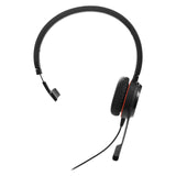 Jabra Evolve 30 II UC Mono USB Headset, Leatherette ear cushions, Noise Cancellation, 2ys Warranty, Plug-and-Play, All-Day Comfort, Call Controls