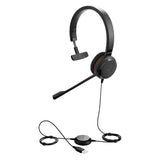 Jabra Evolve 30 II UC Mono USB Headset, Leatherette ear cushions, Noise Cancellation, 2ys Warranty, Plug-and-Play, All-Day Comfort, Call Controls