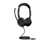 Jabra Evolve2 50, USB A Stereo MS Teams, Active Noise Cancellation (ANC), Bluetooth Pairing, 4Microphones for Audio Quality, Busylight, Call Managemet