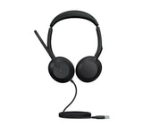 Jabra Evolve2 50, USB A Stereo MS Teams, Active Noise Cancellation (ANC), Bluetooth Pairing, 4Microphones for Audio Quality, Busylight, Call Managemet