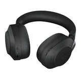 Jabra Evolve2 85 UC Stereo Black Link 380 USB-A and Charging Stand USB-A ANC Bluetooth Headset, 10-Microphone Technology, Digital Hybrid ANC