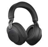 Jabra Evolve2 85 UC Stereo Black Link 380 USB-A and Charging Stand USB-A ANC Bluetooth Headset, 10-Microphone Technology, Digital Hybrid ANC