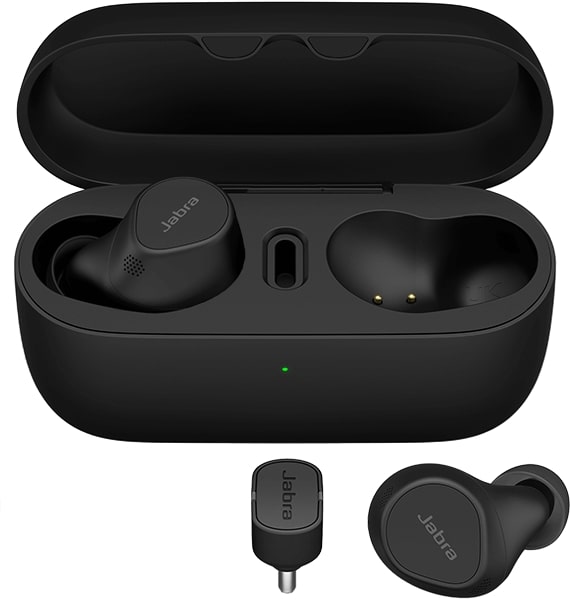 Jabra, Evolve2, Buds, MS Teams, USB-C, Professional, Pocketable Calls.True Wireless Earbudsengineered for Hybrid Working, 8 Hours Battery, 33with Case