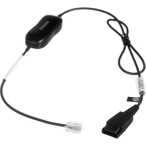 Jabra GN 1200 Universal Smart Cord, 1m Straight, 3.5mm to QD Adapter for use with Jabra Speak 410/510, 2ys Warranty