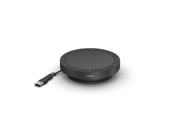 Jabra, Speak2 55, MS, Speakerphone, Connect via Wired USB - USB-A/ USB-C and to Mobile via Bluetooth, Battery Life Lasts Up to 12 Hours