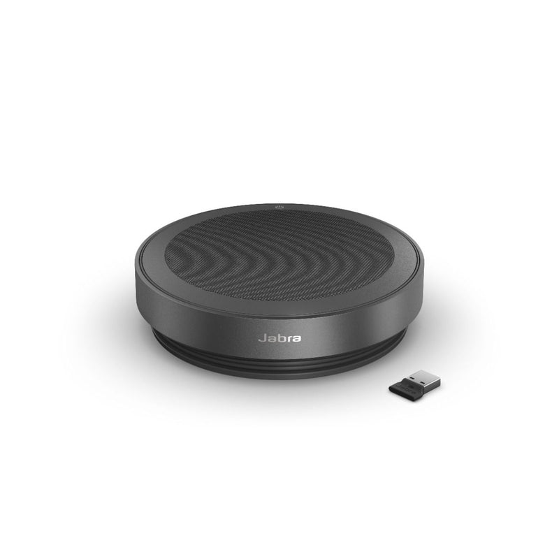 Jabra Speak2 75 w. Link 380c MS USB-A Link Dongle-USB-A and USB-C Integrated Cable USB & Bluetooth Speakerphone, 32 Hours of Wireless Use