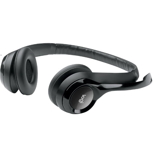 Logitech 981-000485, H390 USB Headset, On ear, Frequency response: Headset: 20 Hz–20 kHz Microphone: 100 Hz–10 kHz, In-Line Audio Controls, USB connection, Noise-cancelling microphone, 8-feet cable length, 2 Year Warranty
