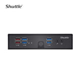 Shuttle XPC SLIM Barebone - Core i5-1335U (15W), 2x DDR5, 2x M.2 2280, HDMI, DP, VGA, COM, 2 x LAN, (5G LTE optional), 90W, fanless,