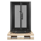 APC NetShelter SX, Server Rack Enclosure, 18U, Shock Packaging, Black, 925H x 600W x 1070D mm
