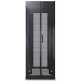APC NetShelter SX, Networking Rack Enclosure, 42U, Black, 1991H x 750W x 1070D mm with Casters, Feet, Vertical Cable Managers, Side Panels