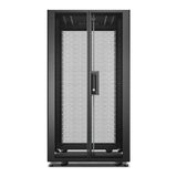 APC Easy Rack 22U 600mm x800mm, W/ Woof, Side Panel, Castors, Feet & 4 Brackets, No Bottom, Black