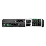 APC Smart-UPS Line Interactive 2200VA, Lithium-ion, Rack, 2U, 230V, 8x IEC C13 + 1x IEC C19, SmartConnect+SmartSlot, AVR, LCD