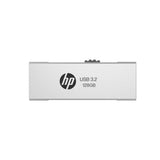 HP x818w 128GB USB 3.2 Flash Drive Silver Metal, PCBA 3.2