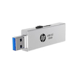 HP x818w 128GB USB 3.2 Flash Drive Silver Metal, PCBA 3.2