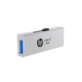 HP x818w 32GB USB 3.2 Flash Drive Silver Metal, PCBA 3.2