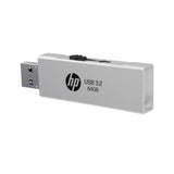 HP x818w 64GB USB 3.2 Flash Drive Silver Metal, PCBA 3.2