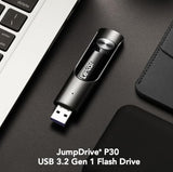 Lexar P30 128GB JumpDrive® USB 3.2 Gen 1 Flash Drive, up to 450MB/s read It is available in different capacities up to 1 TB to best suit your needs.