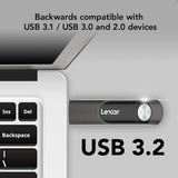 Lexar P30 128GB JumpDrive® USB 3.2 Gen 1 Flash Drive, up to 450MB/s read It is available in different capacities up to 1 TB to best suit your needs.