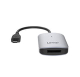 Lexar CFexpress™ Type A USB-C Reader  transfer speeds up to 900MB/s it is backwards compatible with UHS-I cards and has a USB-C™ connector