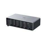 Lexar Professional Workflow with Thunderbolt4 uplink,6Module bay Maximum speed is up to 1050MB/s when pairing the portable SSD with Workflow