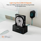 mbeat D1 USB 3.0 3.5" & 2.5" SATA HDD Docking Station - Black