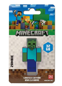 Verbatim Minecraft Collector s Edition USB Flash Drive - 32GB - Zombie - Retail