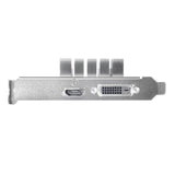 ASUS nVidia GeForce GT1030-SL-2G-BRK 2GB GDDR5 Low Profile Graphics Card with Bracket For Silent HTPC Build (With I/O Port Brackets)