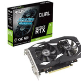 ASUS nVidia GeForce DUAL-RTX3050-O6G RTX 3050 OC Edition 6GB GDDR6,1537 MHz Boost Clock, RAM 14Gbps, 1xDP, 1xHDMI