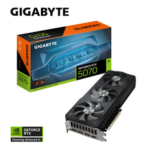 Gigabyte GV-N5070EAGLE OC-12GD, GeForce RTX™ 5070, CUDA  6144, 12 GB, GDDR7, PCI-E 5.0, ATX, 750W, HDMI 2.1b *1