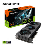 Gigabyte GV-N406TEAGLE OC-8GD, Nvidia GeForce RTX 4060 Ti, 8GB GDDR6, Core Clock: 2580 MHz, Cuda Core: 4352, 2xHDMI, 2xDP, PSU: 500W, PCIe4.0, 3 Year Warranty