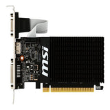 MSI nVidia Geforce GT 710 2GB LP Low Profile VGA CARD GDDR3 2560x1600 1xHDMI 1xDVI PCIE2.0x16 954 MHz Core Clock