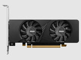 MSI nVidia GeForce RTX 3050 LP 6G OC Video Card, 1492 MHz Boost Clock, 6GB GDDR6, PCI-E 4.0, 1x DisplayPort 1.4a, 2x HDMI