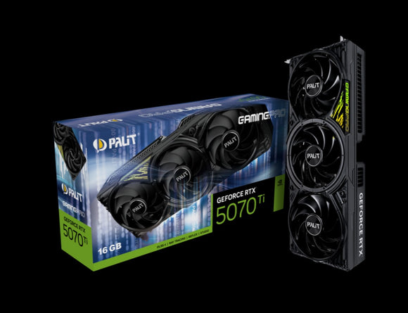 PALIT RTX5070Ti GAMINGPRO 16GB GDDR7 256bit 3-DP HDMI