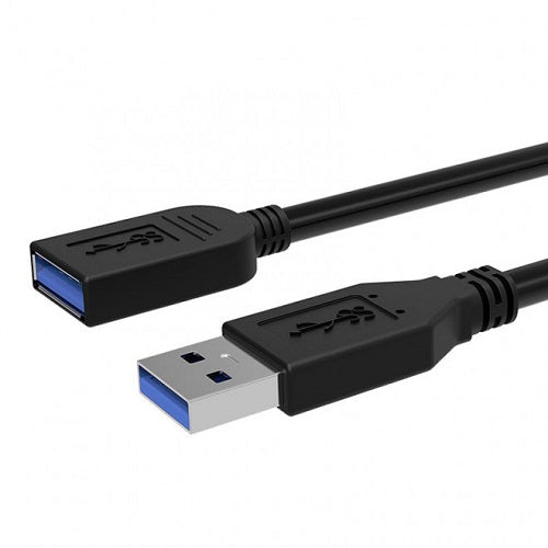 Simplecom CA310, USB 3.0, 1.0m, Extension Cable, SuperSpeed Insulation Protected, Black, 1 Year Warranty