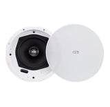 Aten 60W 6.5" Coaxial Ceiling Loudspeaker, 20 mm dome tweeter, 80 – 20 kHz bandwidth , use as either an 8 Ω or 70V/100V distributed system, UL94-V0 co