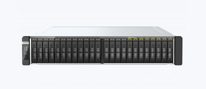 Qnap TDS-h2489FU-4314-128G Dual-processor nas 24 BAY 128G DDR4 Hot-swappable 2xM.2 Slot SR-IOV 4x2.5GbE 2x25GbE WOL 2xPCIe Slot 4xUSB3.2 Rackmount