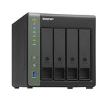 QNAP TS-431X3-4G 4 Bay AnnapurnaLabs AL-314 quad-core 1.7GHz processor, 4 GB RAM 4x 3.5-inch SATA Hot-swappable 1 x 10GbE SFP+ port 3 xUSB 3.2 Tower