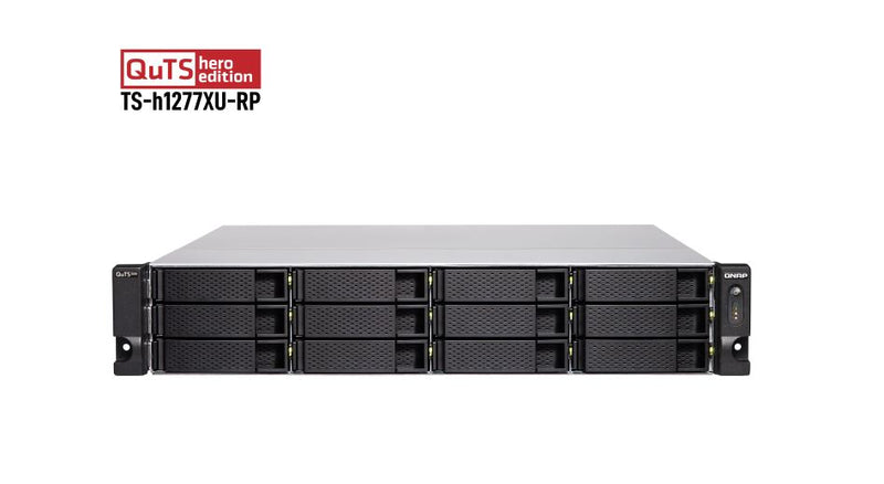 (LS) Qnap 12-Bay NAS AMD Ryzen™ 7 3700X 8-core/16-thread 3.6 GHz 32G DDR4 Hot-swappable 2x10GbE 4xPCIe Slot 2xUSB3.2Gen2 2U 5 YR WTY