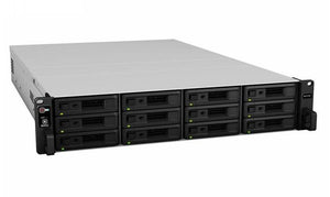 Synology Expansion Unit RX1217RP 12-Bay 3.5" Diskless NAS (2U Rack) (SMB/ENT) for Scalable NAS Models RS3617 with redundant power supplies